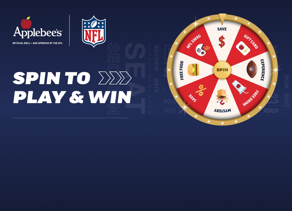 Image of Club Applebee’s Exclusive | No purchase necessary. See https://www.applebees.com/en/official-nfl-digital-game for official rules and free alternate mode of entry